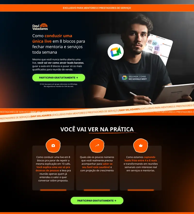 Arte 18 — Landing Pages: Páginas de venda