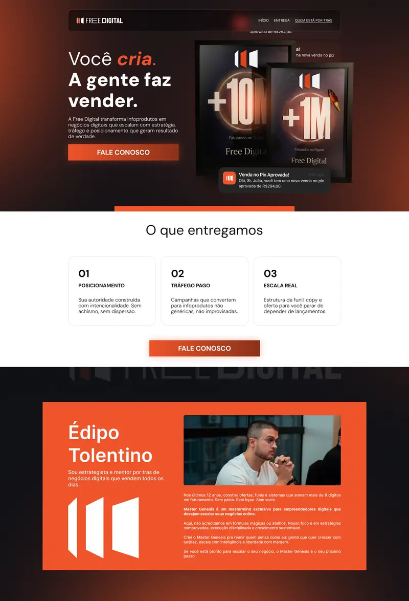 Arte 20 — Landing Pages: Páginas de venda